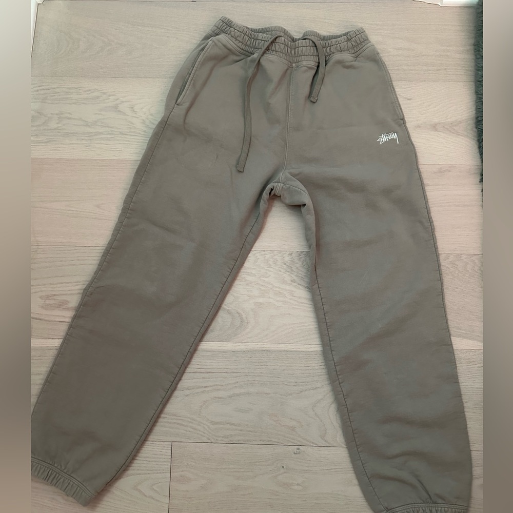 Stussy Beige Sweatpants Small